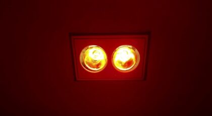 Why is There a Red Light in the Bathroom Ceiling? (Explained!)