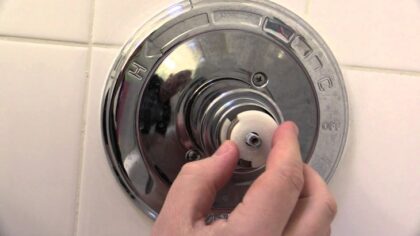 How to Remove a Shower Handle Without Screws (Not Visible)